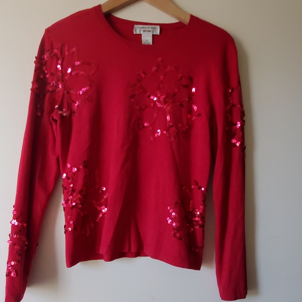 PRESTON&YORK  Red blouse
